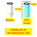 Conjunto 5 Sacos Com A Bomba Recarregável Diversos Tamanhos De Sacos Válvula
