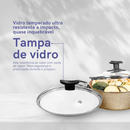 Jogo De Panelas 8 Peças Teflon Antiaderente Frigideira Caçarola Fervedor Talheres Tampa De Vidro