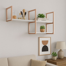 Prateleira Suspensa Estilo Industrial Rose Gold