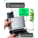 Dispenser Porta Detergente E Esponja 3 Em 1 Aço Inox Escorredor Talheres Utensilios de Cozinha Organizador de Pia