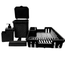 Kit Cozinha Completa Escorredor De Louça + Lixeira de Pia 5 litros + Porta Detergente + Rodinho Pia