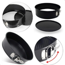 Kit 3 Formas com Fundo Removível Antiaderente com Fundo Removível para torta Bolo