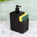 Kit Cozinha Completa Escorredor De Louça + Lixeira de Pia 5 litros + Porta Detergente + Rodinho Pia
