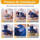 Descascador Elétrico De Alho E Uva Em Aço Inox Automático Prático