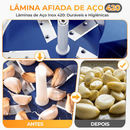 Descascador Elétrico De Alho E Uva Em Aço Inox Automático Prático