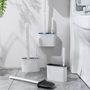 2 Em1 Escova De Silicone Para Vaso Sanitário Base De Banheiro Privada, Alta Eficiência TOP&CASA